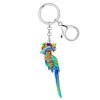 BAMAY - Llavero de acrílico de loro de guacamayo, joyería
