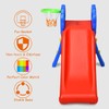Baby Joy Folding Slide, Indoor First Slide Plastic Play Slide