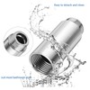 TOP-VIGOR 1Pcs Shower Head Extension Arm, 30mm Shower Arm Extender,