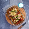 Small Glass Baking Dish for Oven, Glass Oven Dish Rectangular,