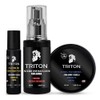 Kit Crecimiento Barba Suero Cera Hombre Piezas