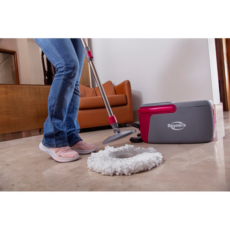 REYNERA 2 Repuestos para Gira Mop: Trapeador de Microfibra con