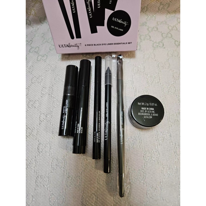 Ulta Beauty Black Liner Haul 6 pc. Set NIB Black