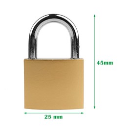 Padlocks with Keys, 2 pcs Suitcase Locks Small Security Bag Lock Waterproof Padlock Outdoor,for Travel Luggage Backpack Gym Locker Filing Cabinets Toolbox