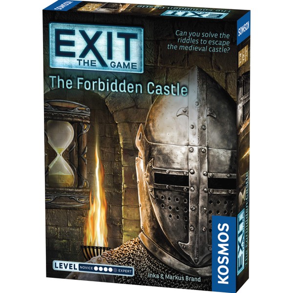 Exit: The Forbidden Castle | Exit: The Game - A Kosmos Game | Family-Friendly, Card-Based at-Home Escape Room Experience for 1 to 4 Players, Ages 12+