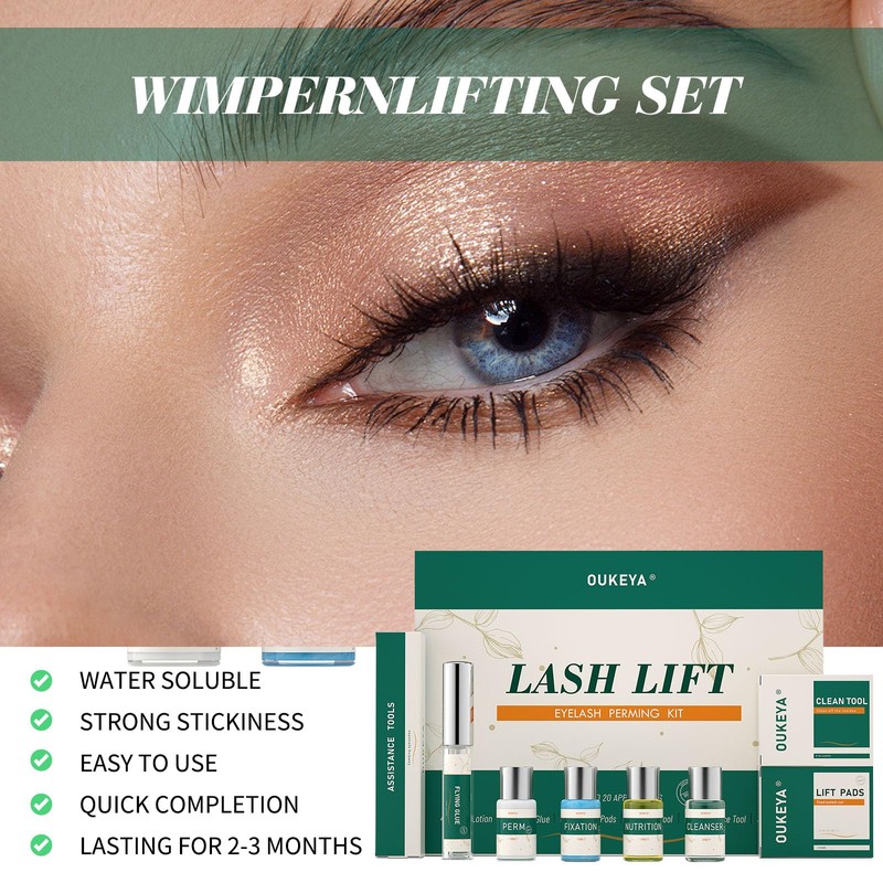 Eyelash Lifting Set, Eyelash Lifting Set, Long-Lasting, Easy to Use,
