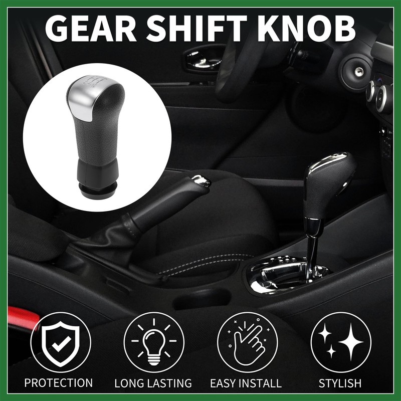 Motoforti 5 Speed Manual Gear Shifter Knob for Nissan Qashqai
