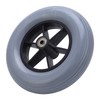 194mm Gray Electric Wheelchair Wheel Non Slip No Noise Stable