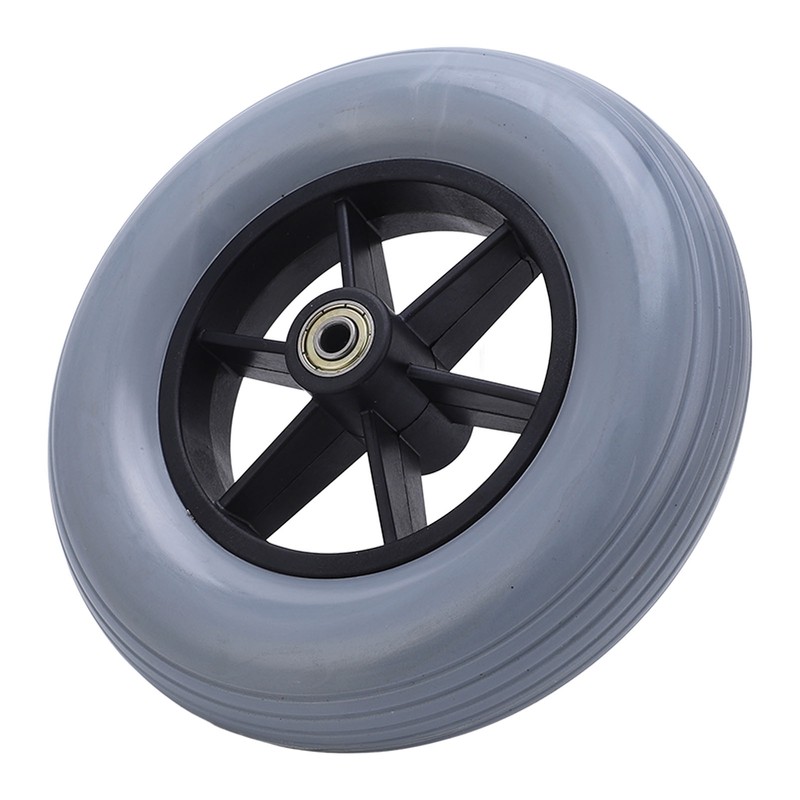 194mm Gray Electric Wheelchair Wheel Non Slip No Noise Stable