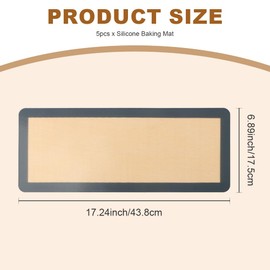 5 Pcs Silicone Baking Mats for Harvest Right Freeze Dryer, Freeze Dryer Medium Size Trays Freeze Dryer Medium Tray Liners, Durable and Not Easy to Break