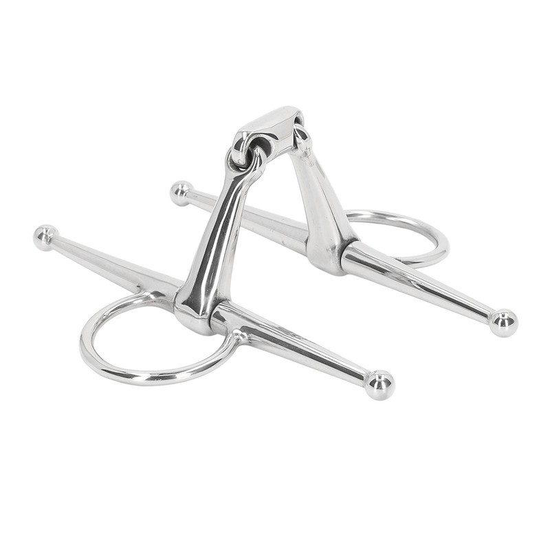 135mm Horse Mouth Bit Stainless Steel Horse Cheek Snaffle for