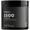 Toniiq Ultra High Strength NAD+ Supplement 1500mg – 60 Capsules with RiaGev-WS, Resveratrol & Niacin for Energy, Healthy Aging & Cellular Support 