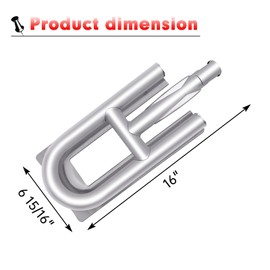 Cozilar 16 Inch Grill Burners for Outdoor Kitchen Concepts OK2000, OK3000, OK4000, Calise OK2000, OK3000, OK4000, Lucullan MR3000, MR4000, Stainless Steel