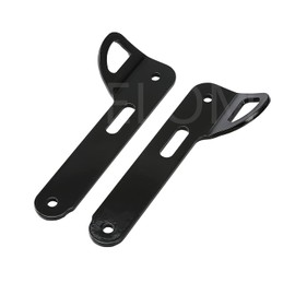 Front Tie-Downs Bracket Kit Fit Harley Electra Glide Street Glide Ultra Limited CVO 2014-2022 (Gloss Black)