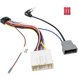 Zenoruslky Radio Wiring Harness Kit Compatible with Nissan Altima Frontier Murano Pathfinder Xterra, 16Pin to 20Pin Car Stereo Wire Antenna Adapter Fit for Subaru WRX Forester Impreza Legacy