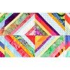 CafePress Rainbow Colors Abstract Geometric Pattern Sticker Rectangle Bumper Sticker
