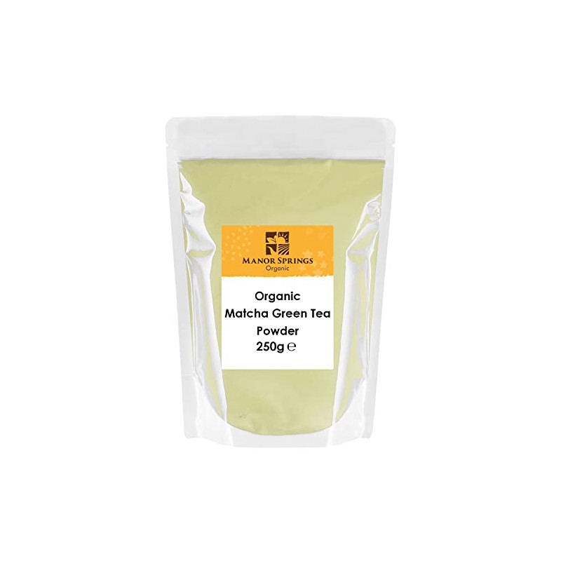 Organic Matcha Green Tea Powder 250g by Manor Springs Organic