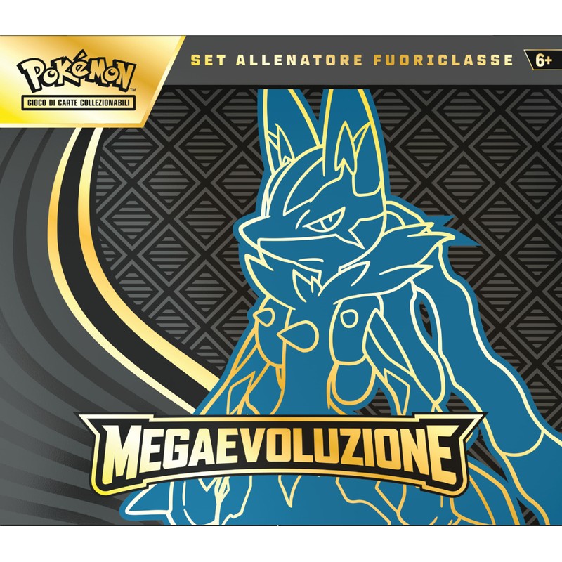 Pokémon: set Allenatore Fuoriclasse (Lucario) dell’espansione Megaevoluzione del GCC Pokémon