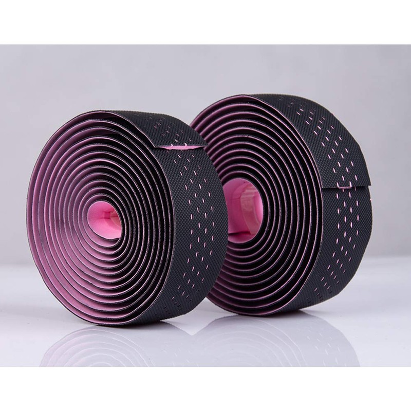 VOANZO Mountain Bike Handlebar Tape Pink Leather 7ft 30mm Wide