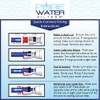 PureWater Filters Inline Water Filter For Under Sink Kitchen and