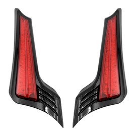 motosikleta Motorcycle Rear Fender LED Filler Panel Lights with Turn Signals Running and Brake Light Fit for Harley Touring Road Glide Road King Street Glide 2014-2023 (Red Lens)