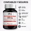Berberina HCl Pura 60 caps Potenciada con Piperina y Cúrcuma