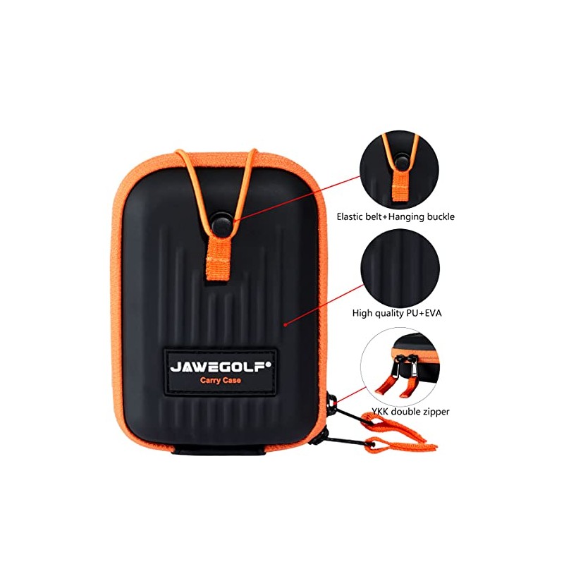 JAWEGOLF Golf Rangefinder Hard Case Hard Case Bum Bag Waist