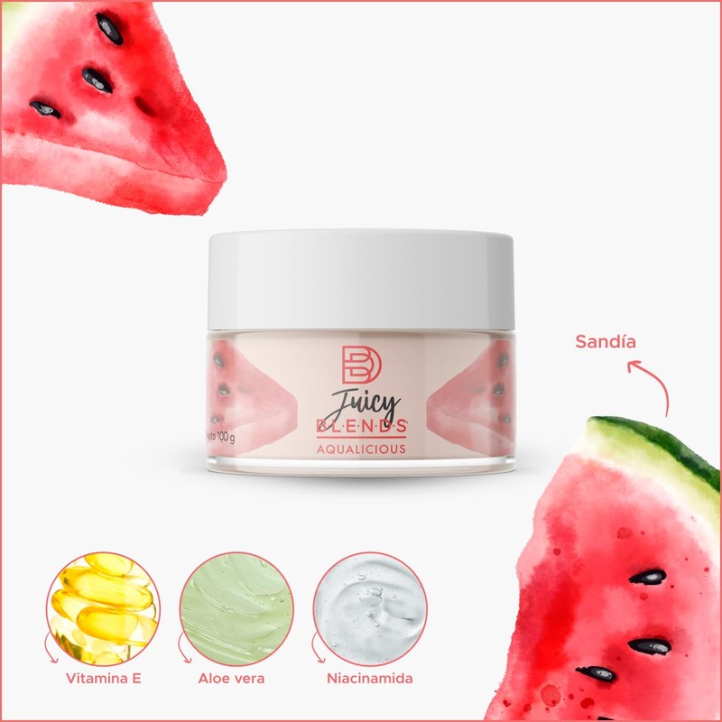 Blends Juicy Gel Hidratante Facial 4 en 1 Watermelon Madness
