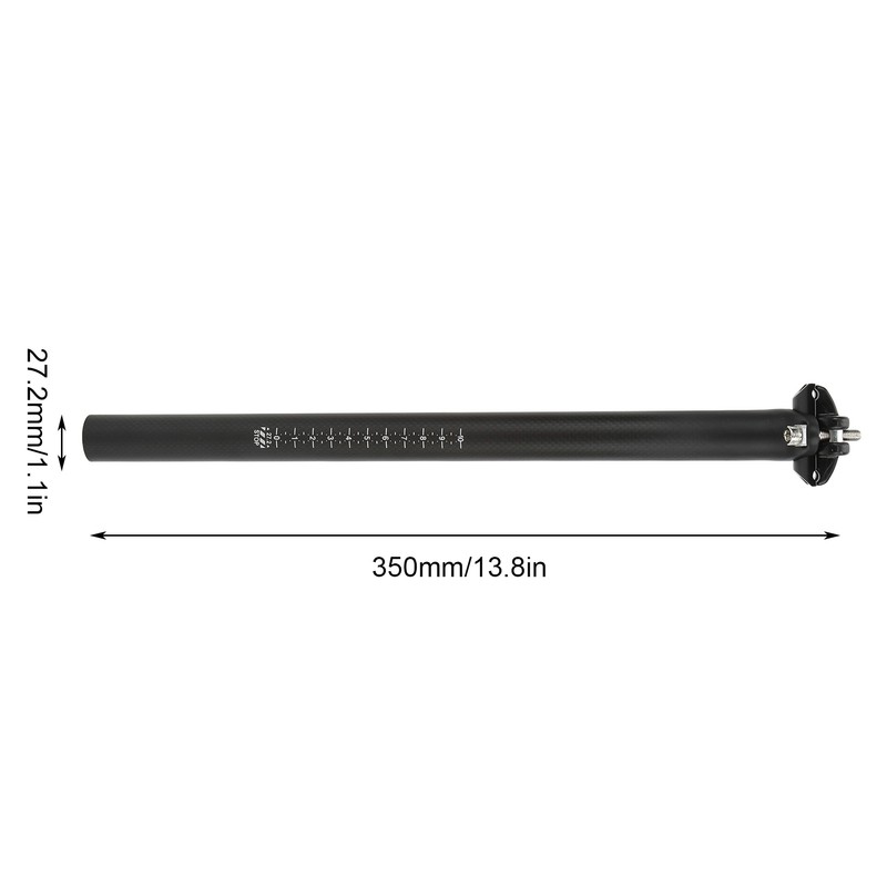 Bike Seat Post Lightweight Version Seatpost 27.2mm Carbon Fiber Seat