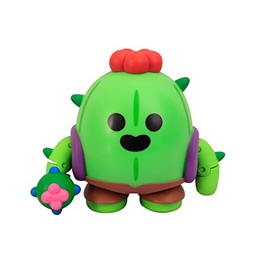 Bizak Brawl Stars Action Figure Pack 1 in Box - Spike. Multiplayer Combat Game Figures. Articulated 11 cm (64116011)