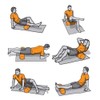 Yoga Foam Roller High-density EVA Muscle Roller Self Massage Tool