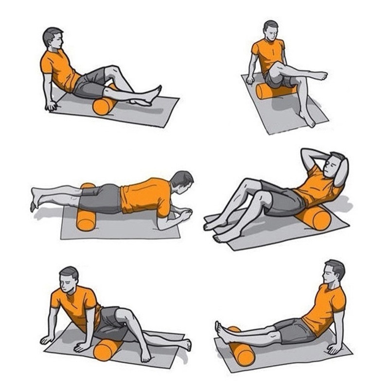 Yoga Foam Roller High-density EVA Muscle Roller Self Massage Tool