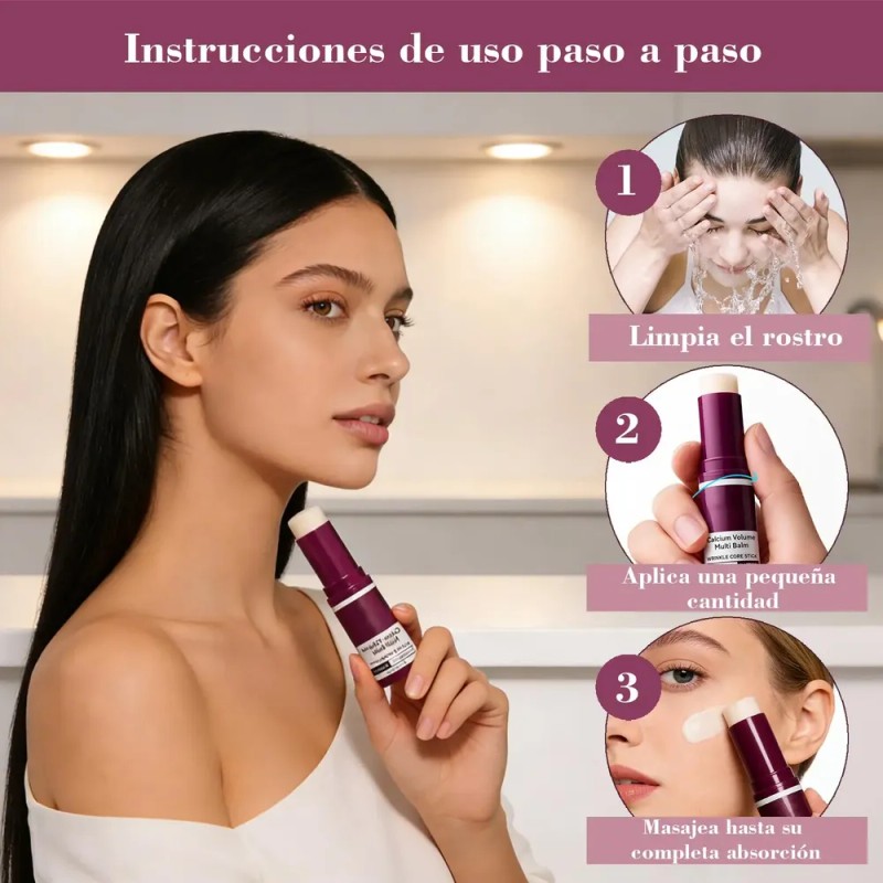 3pcs Bálsamo Multi-volumen Con Calcio Y Colágeno