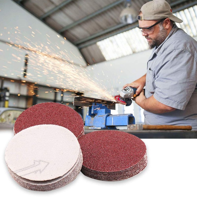 KingBra 100pcs 1 Inch Sanding Discs Pad Kit for Drill