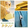 YELARXI Zipper Repair Kit, Metal Zipper Latch Slider Retainer Insert