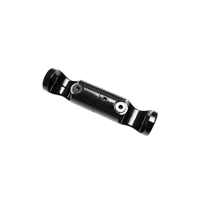 Gardinia Ceiling Bracket Adapter for Curtain Rods, 2-Rod Holder, Open,