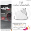 Everalo Compatible with Agv Race 2 Visor - Race 3