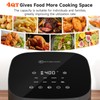 Air Fryer 4QT with Upper View Window, 8 Presets Digital