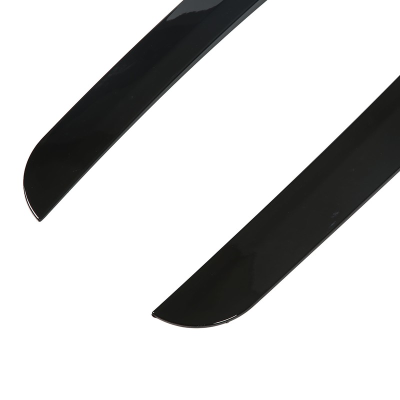 2 Pcs Rear Window Spoiler Glossy Black Left Right Side