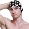 Dallonan Swimming Cap Funny Animal Rabbit Bunny Adult Swim Cap