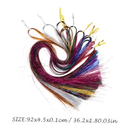 Minkissy 1set Hair Bow for Women Girls Hair Extensions Diy Style Gold Extension Clip