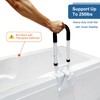 HEPO Adjustable Bathtub Grab Bars for Seniors, Bath Safety Grab