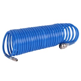 WELDINGER Compressed Air Spiral Hose 10 m with Quick Coupling