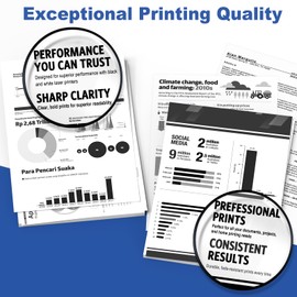 TN830XL Toner Cartridge Ink for HL-L2460DW Printer Replacement for Brother TN830XL TN830 TN-830 Black Toner Set for HL-L2405W MFC-L2820DW HL-L2420DW, 2PK (with Chip)