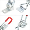 Powlankou 4 Pieces Adjustable Toggle Clamps, Heavy Duty Toggle Latch