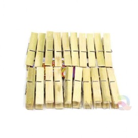 Wood Clips 20 Pcs, Kitchen Clips, Diary Clips, Document Clips, Stationery Clips, Snack Clips, Photo Clips, Multipurpose Clips, Household Clips Mini 7ea