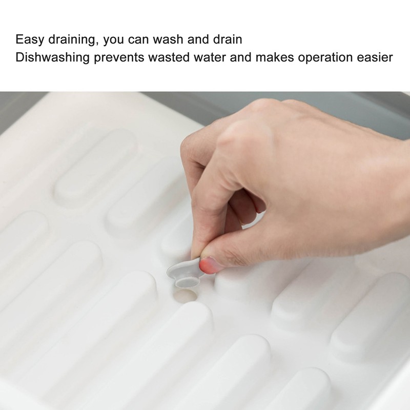 Collapsible Dish Drying Rack Space Saving Foldable Portable Dinnerware Drainer