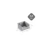 Economy Set 10 x Grey Storage Boxes 1.0 H x