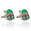 Boba Fett-Inspired Cufflinks – Sci-Fi Themed Accessories for Fans