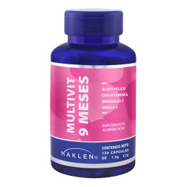 Multivitaminico 9 Meses Embarazadas  120 Softgels  Maklen Sabor Sin sabor                                                                             